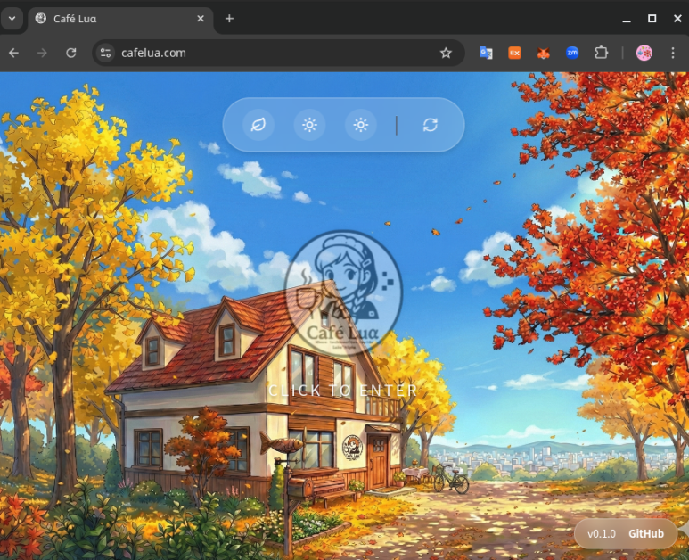 Working on cafelua.com, a