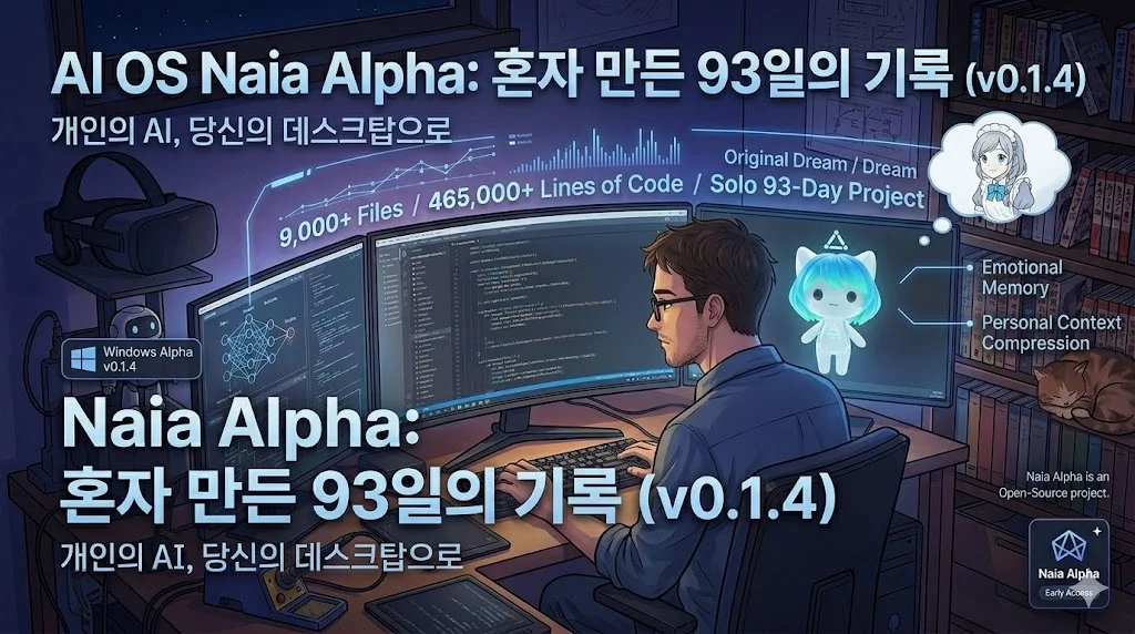 Open-Source AI OS Naia — 93 Days, One Developer