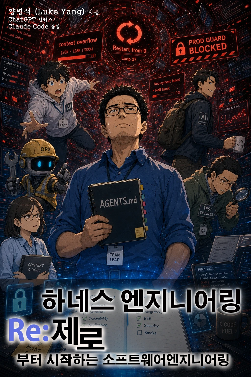 하네스 엔지니어링: Re:제로부터 시작하는 AI 소프트웨어 공학 표지